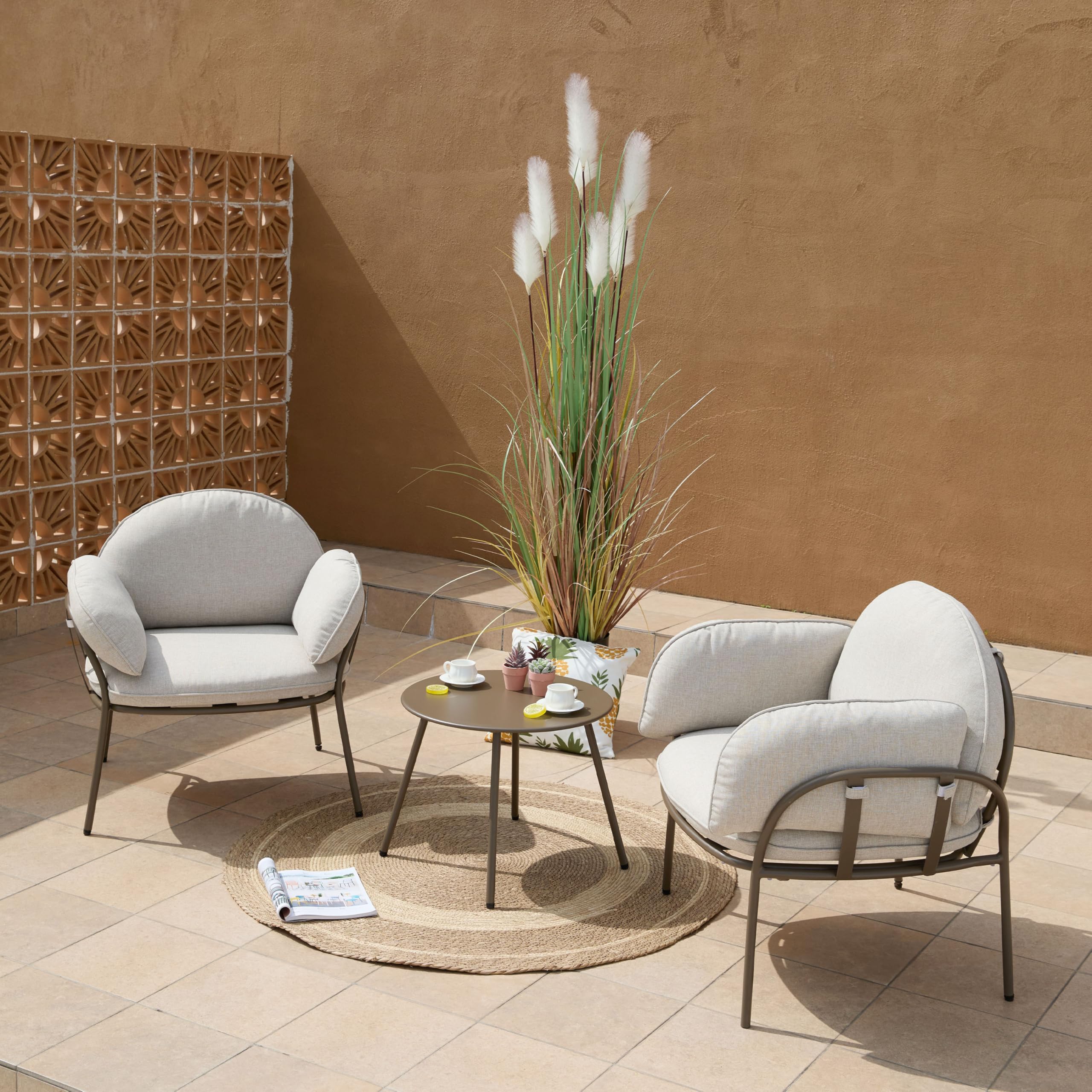 axi-ziva-lounge-set-beige-3-tlg-mit-kissen-2-personen image 5