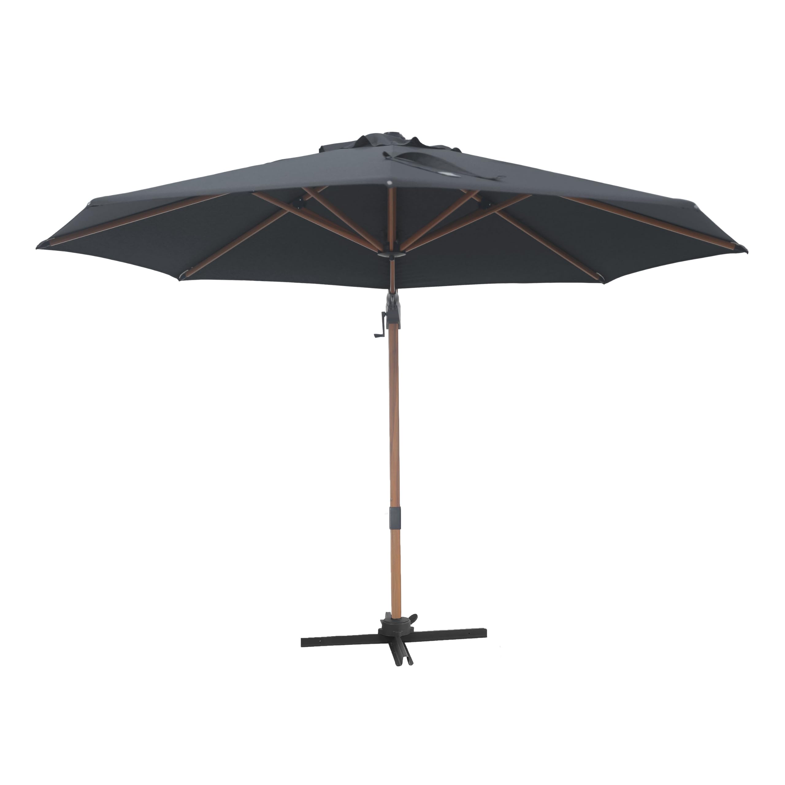 axi-classic-solis-ampelschirm-300-cm-holzoptik-grau image 6