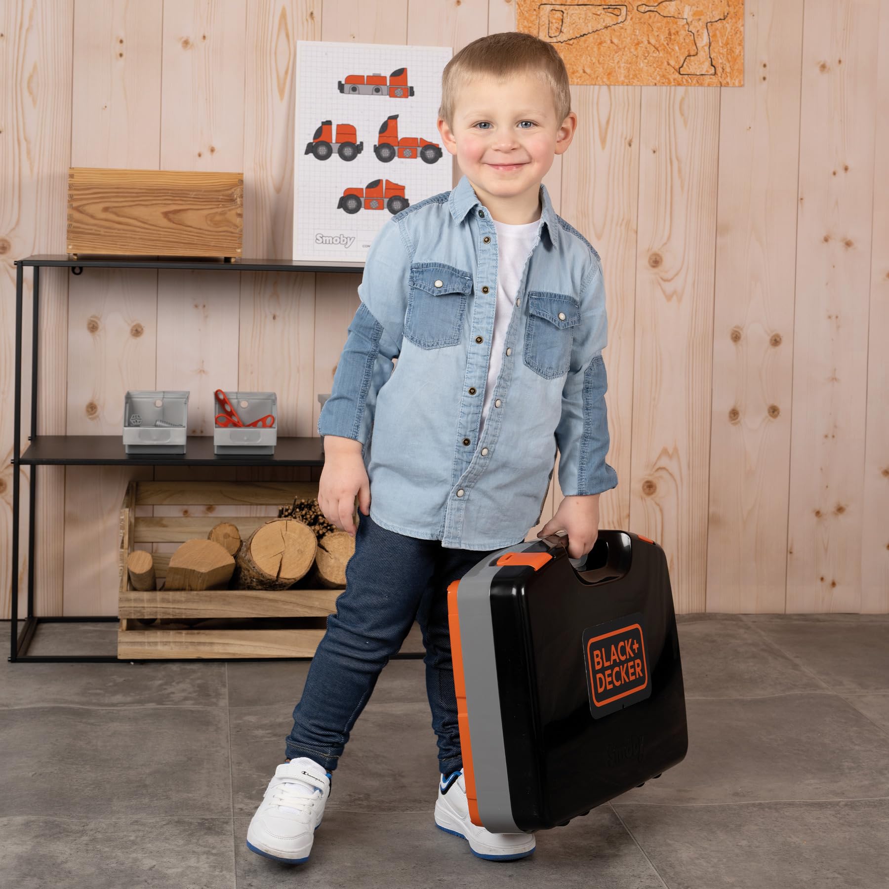 smoby-black-decker-bricolo-smart-werkzeugkoffer-werkbank-ab-3-jahren image 7