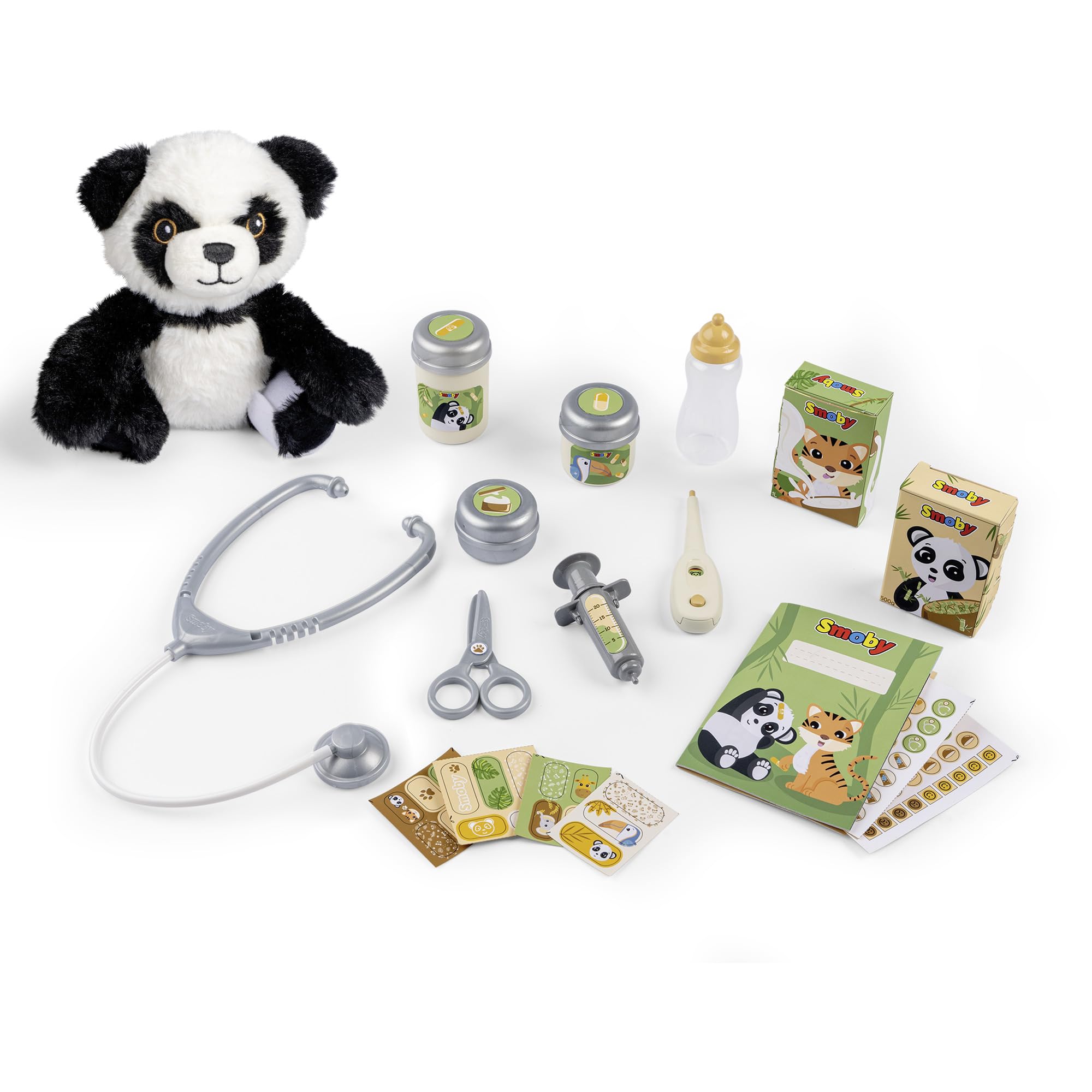 smoby-baby-care-tierarzt-klinik-spielset-mit-pl-sch-panda-ab-3-j image 3