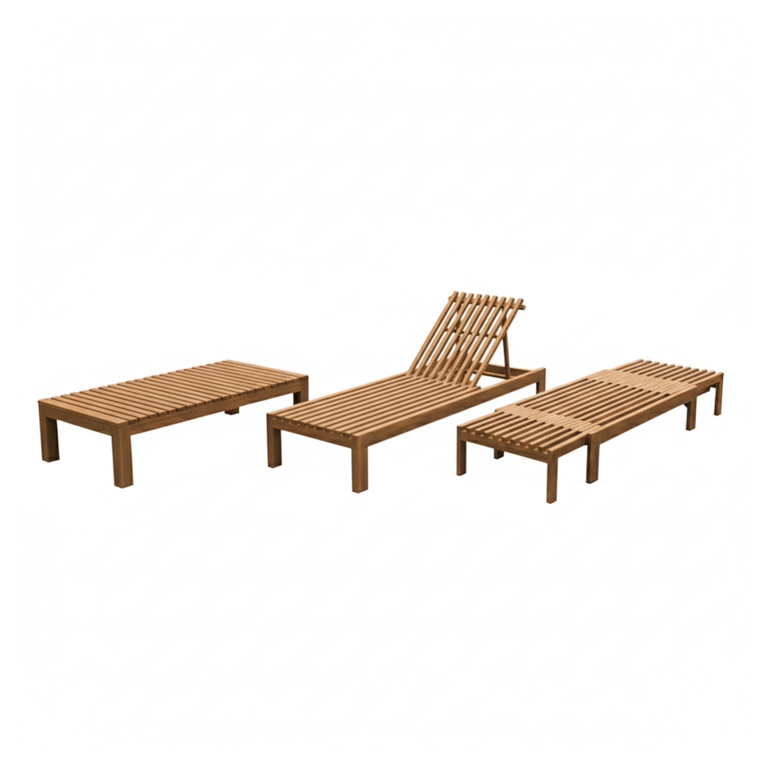 axi-classic-rowan-gartenliege-bank-teak-2-in-1 image 1