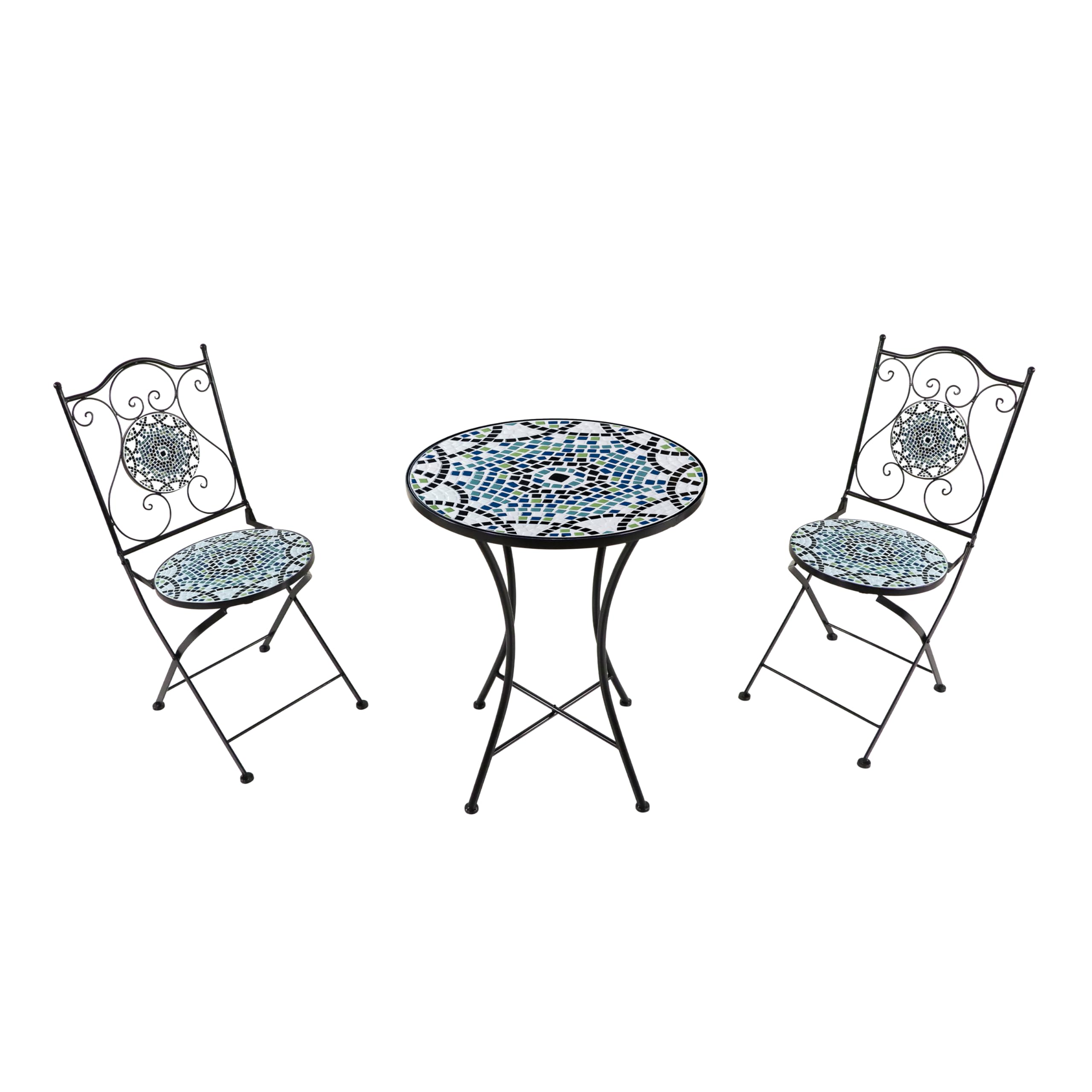 axi-classic-am-lie-bistroset-3-teilig-mosaik-schwarz image 1