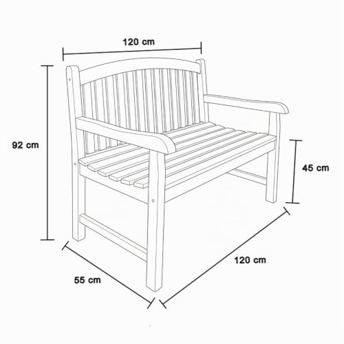 axi-classic-suki-gartenbank-teakholz-120-cm-braun-2-personen image 8