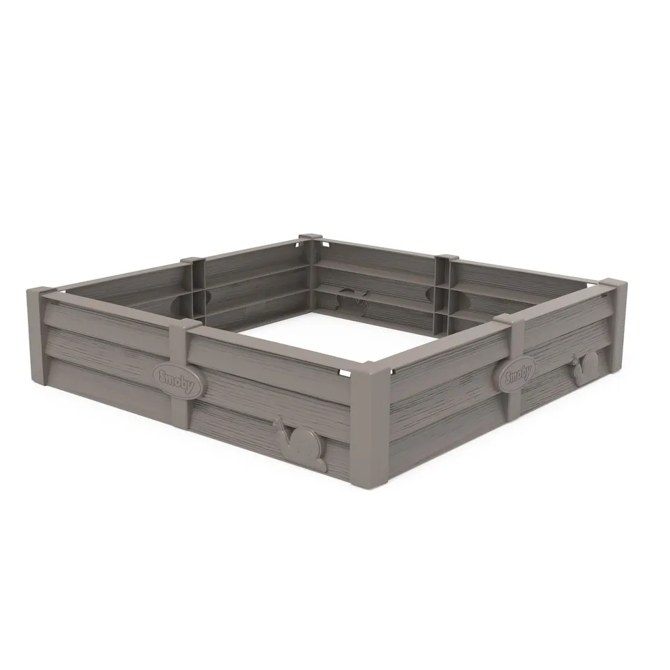 smoby-life-square-garden-sandkasten-beet-76x76-cm image 1