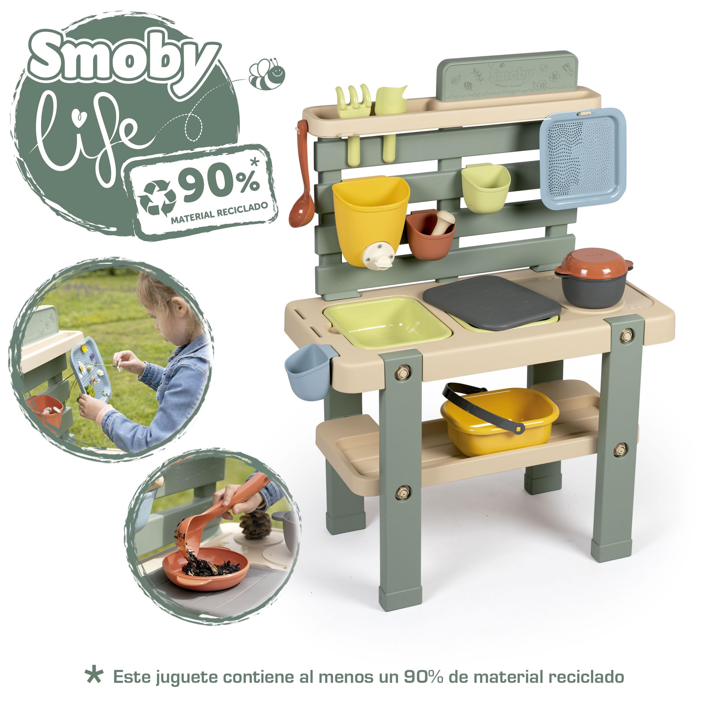 smoby-life-matschk-che-outdoor-spielk-che-mit-zubeh-r-ab-3-jahre image 2