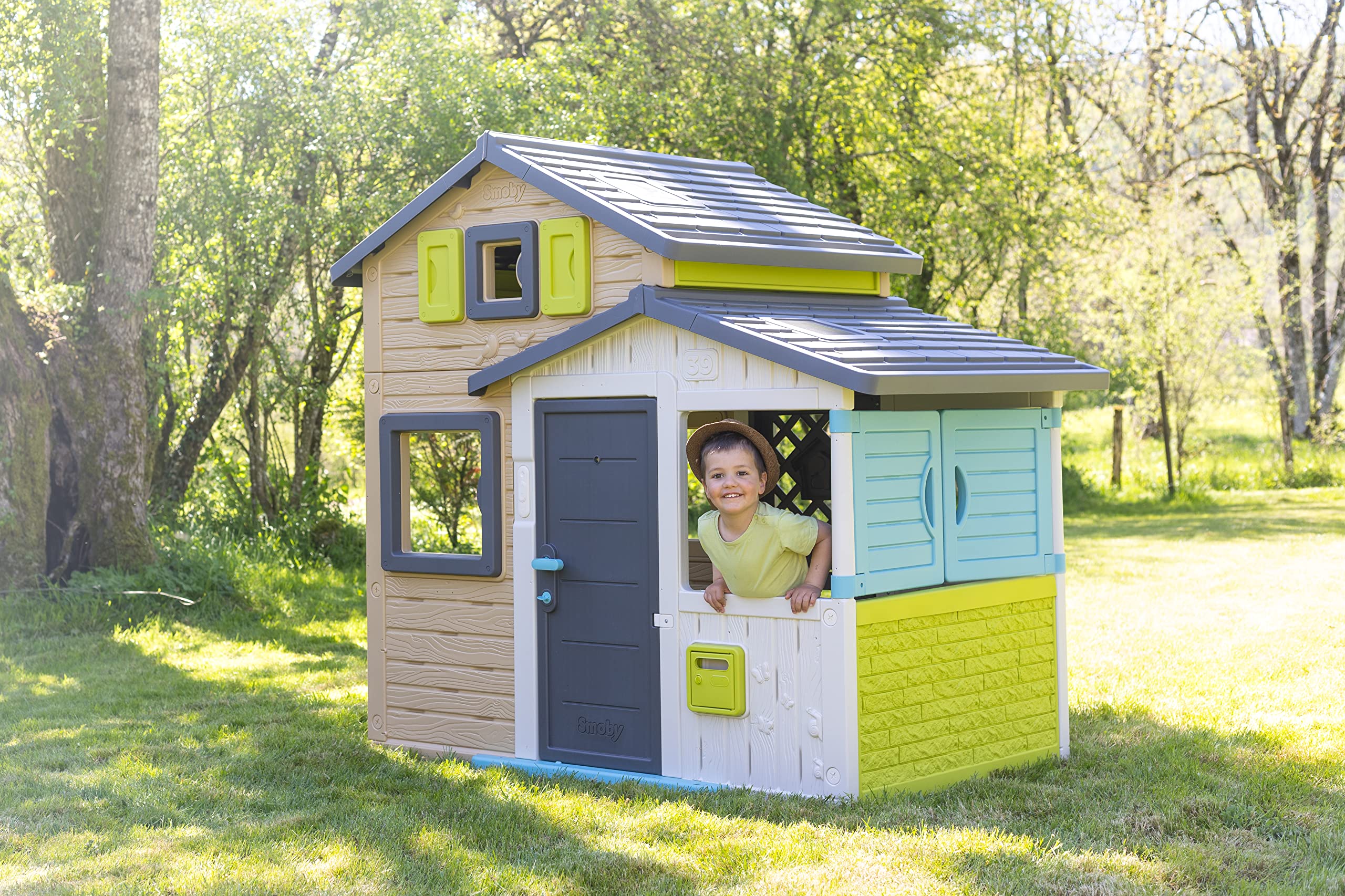 smoby-life-friends-haus-evo-gartenhaus-kunststoff-mit-briefkasten image 8