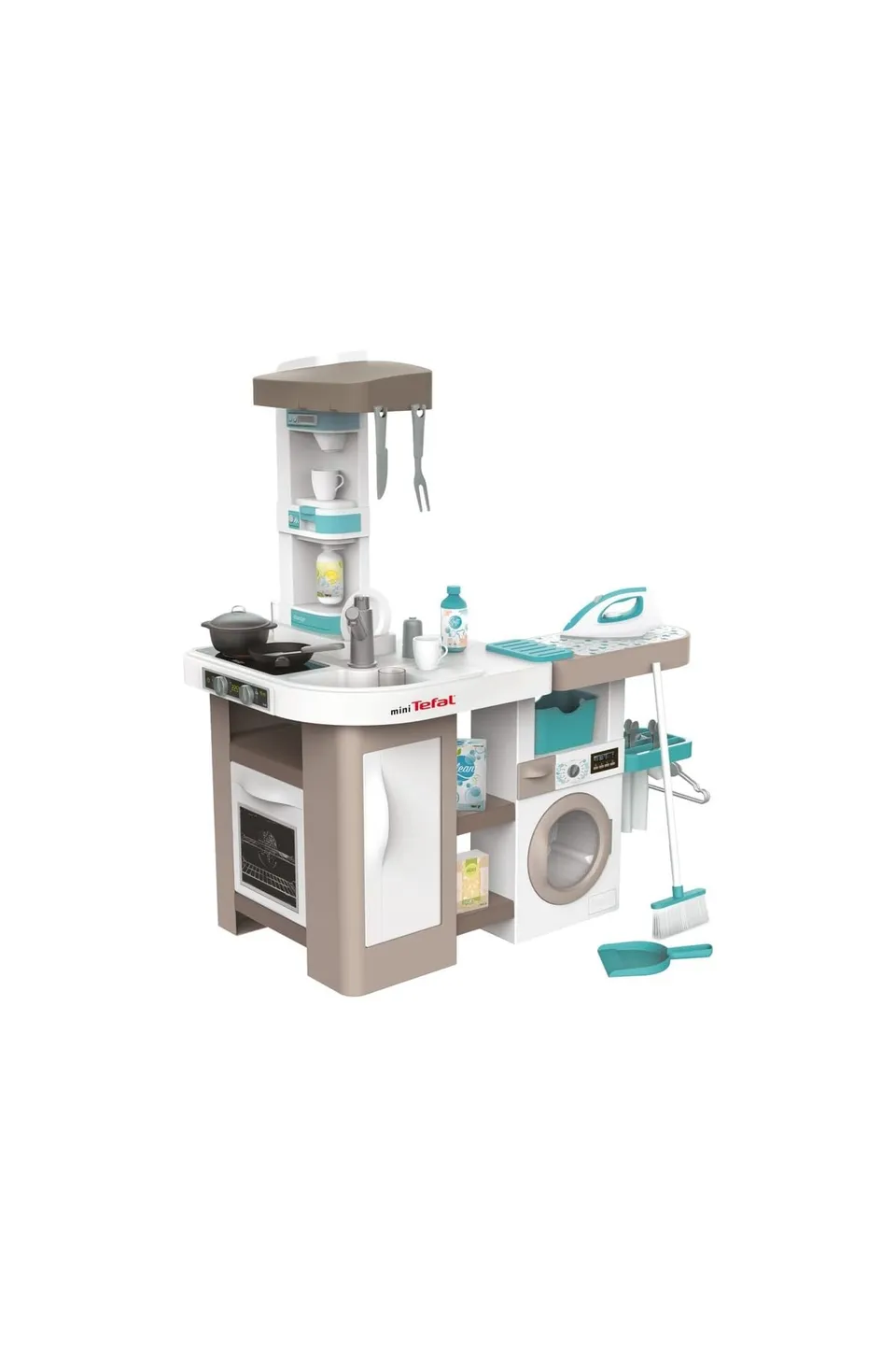 smoby-tefal-studio-bubble-xl-spielk-che-mit-waschmaschine image 1