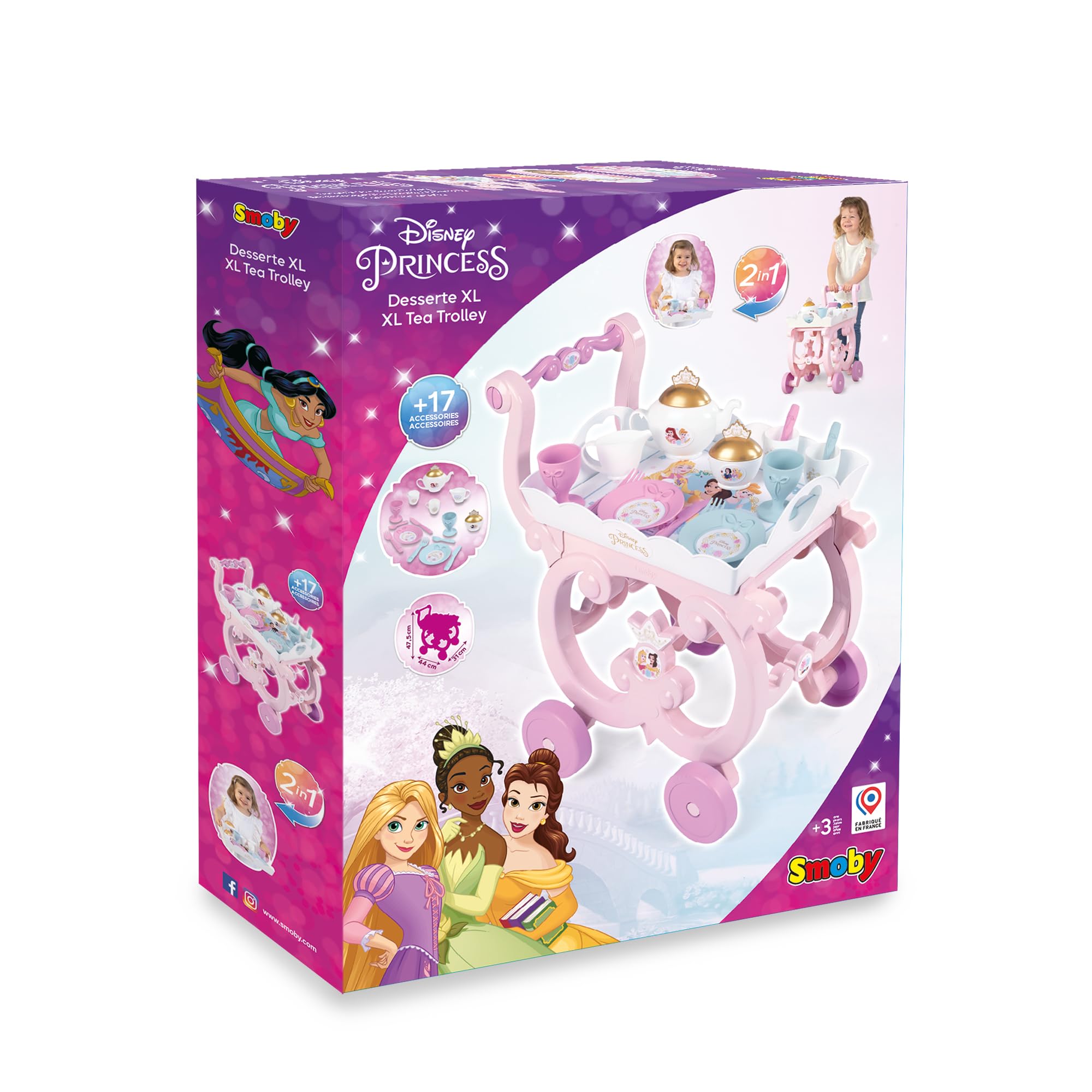 smoby-disney-princess-teewagen-17-teilig-ab-3-jahren image 7