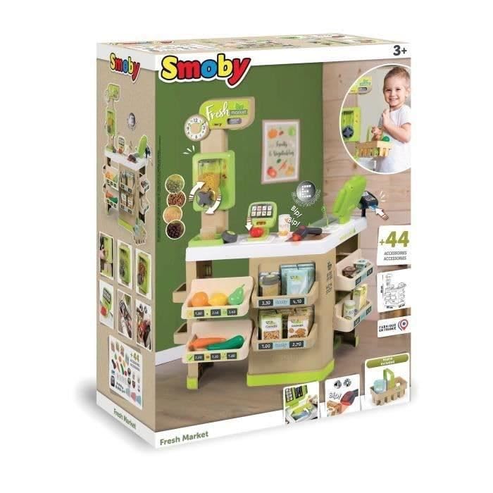 smoby-life-fresh-market-supermarkt-kaufmannsladen-mit-kasse image 3