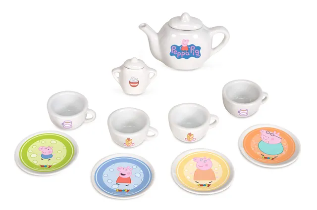 smoby-peppa-pig-porzellan-service-10-tlg-spielgeschirr-set image 1