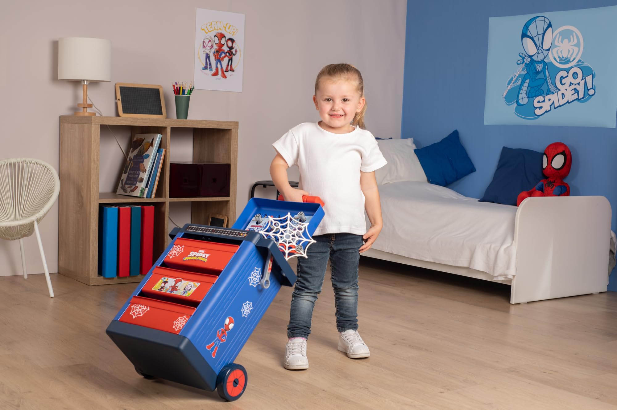 smoby-spidey-werkzeug-trolley-mit-figur-und-werkzeug image 8
