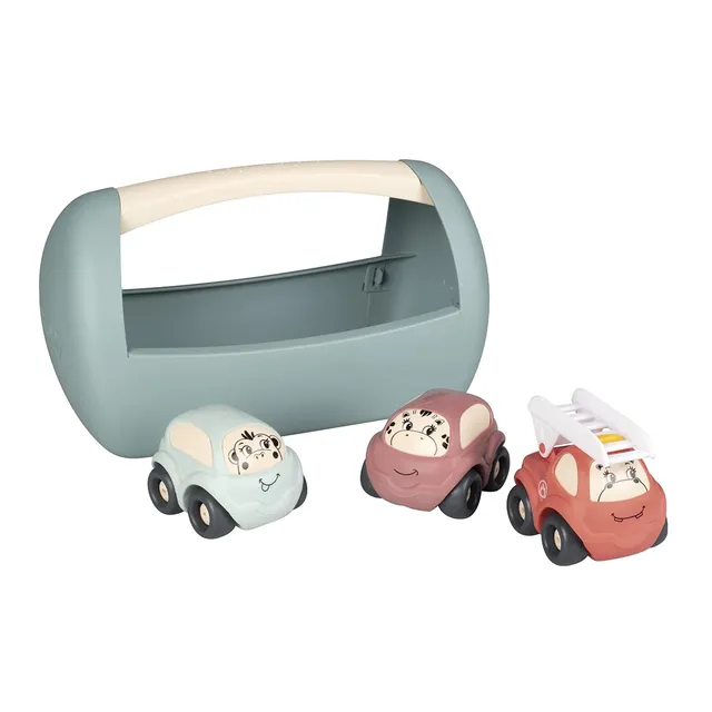 smoby-little-set-3-spielautos-feuerwehrauto-box-ab-12m image 1