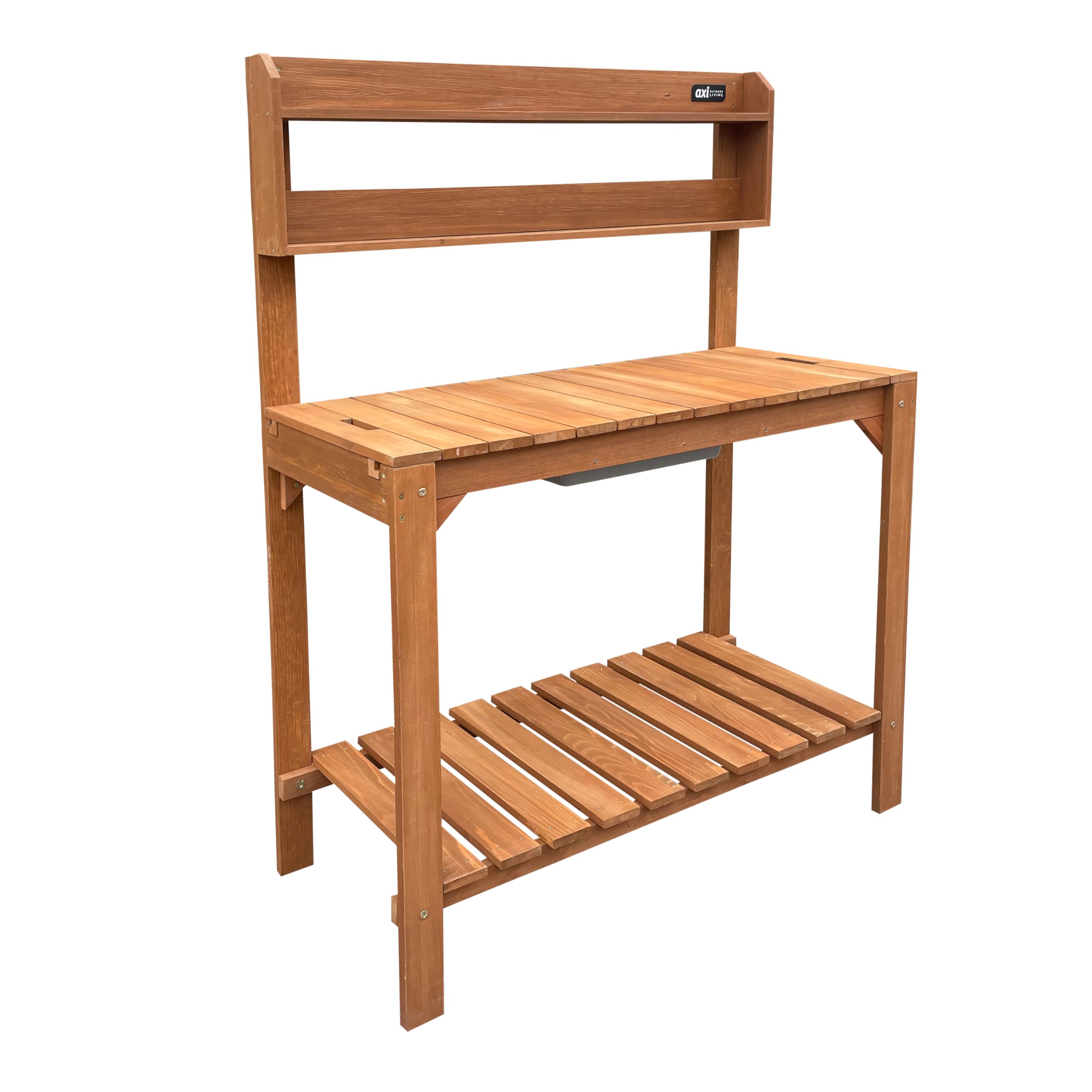 axi-classic-pflanztisch-holz-braun-100-cm-mit-wanne image 3