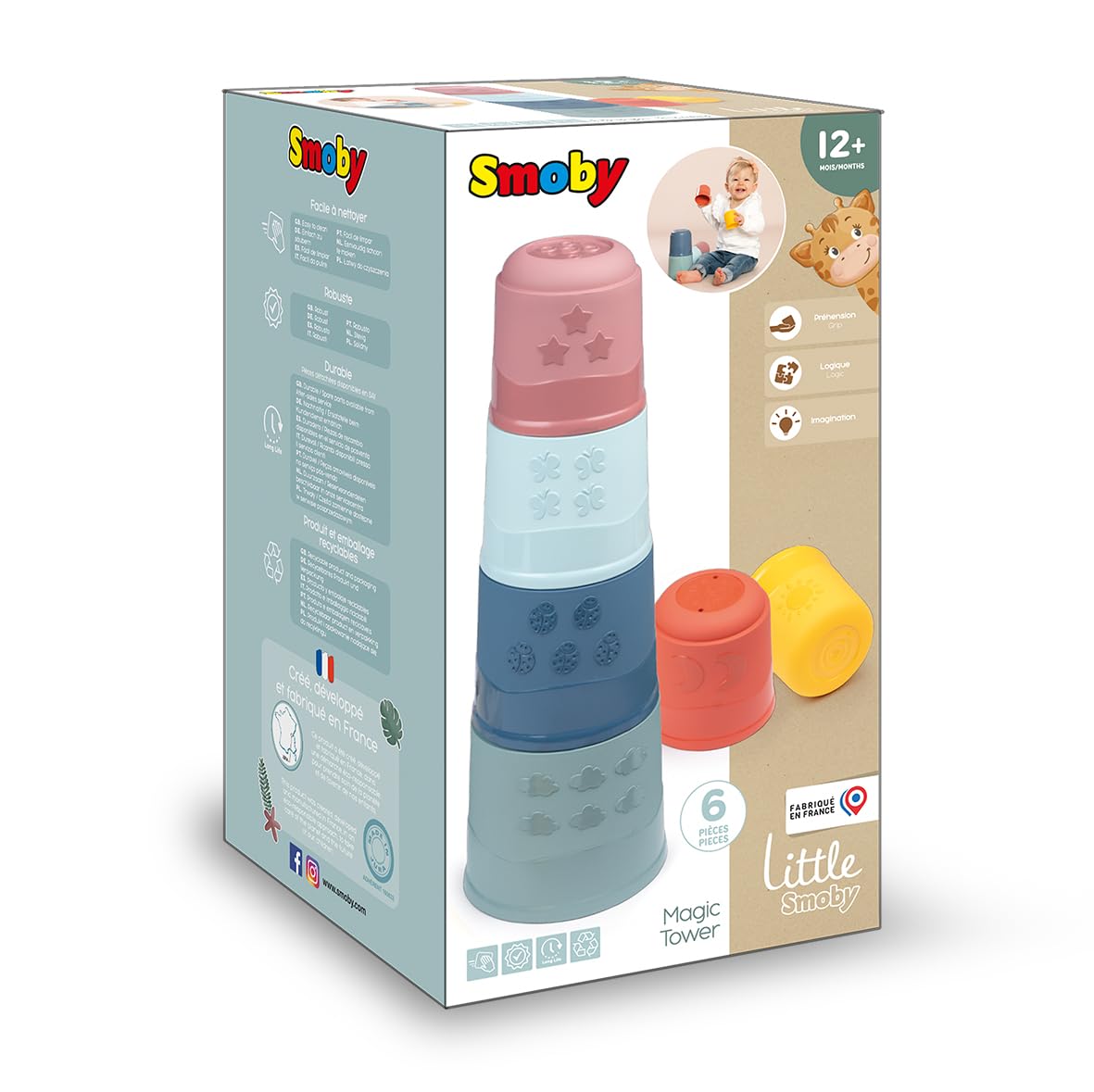 smoby-little-smoby-magic-tower-stapelbecher-6-teilig-ab-12m image 7
