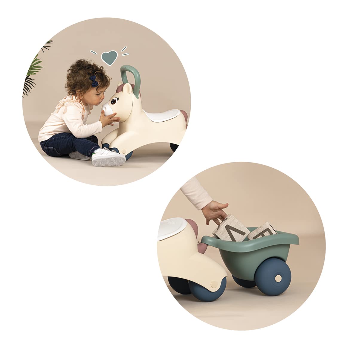 smoby-little-smoby-pony-baby-rutscher-mit-anh-nger image 3