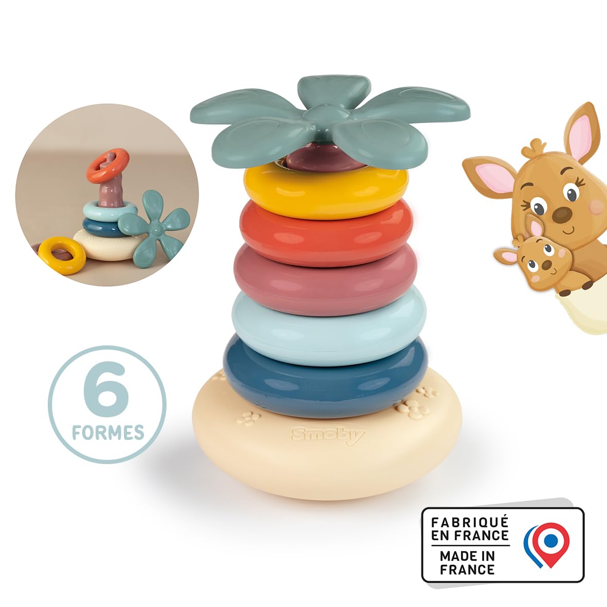 smoby-little-stehauf-ringpyramide-stapelspiel-ab-12-monaten image 2