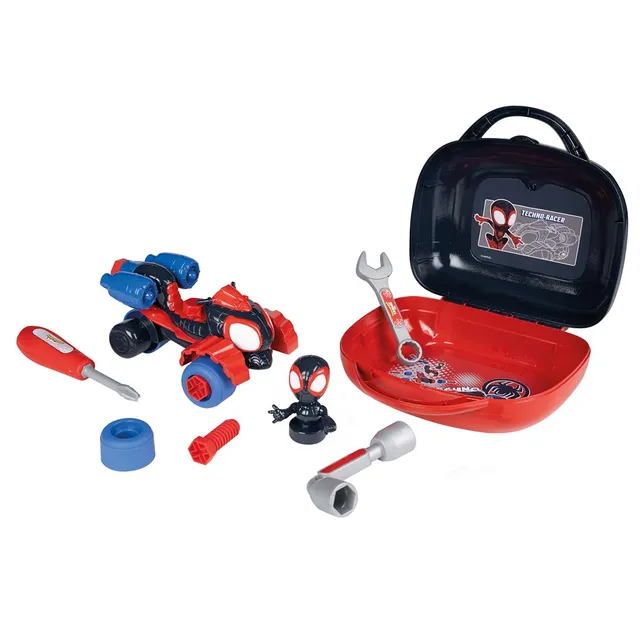 smoby-spidey-spin-box-werkzeugkoffer-miles-morales-quad-ab-3-j image 1