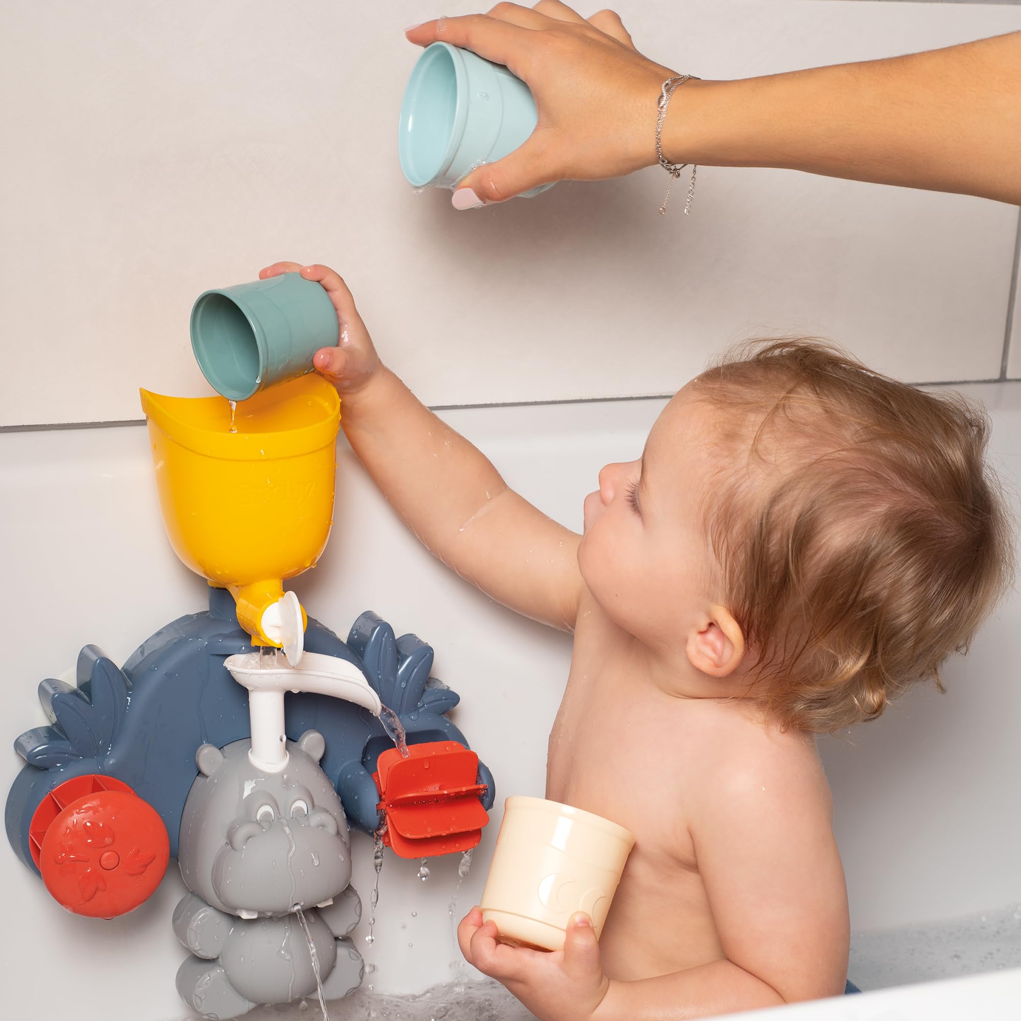 little-smoby-hippo-badespielzeug-saugn-pfe-ab-1-jahr image 6