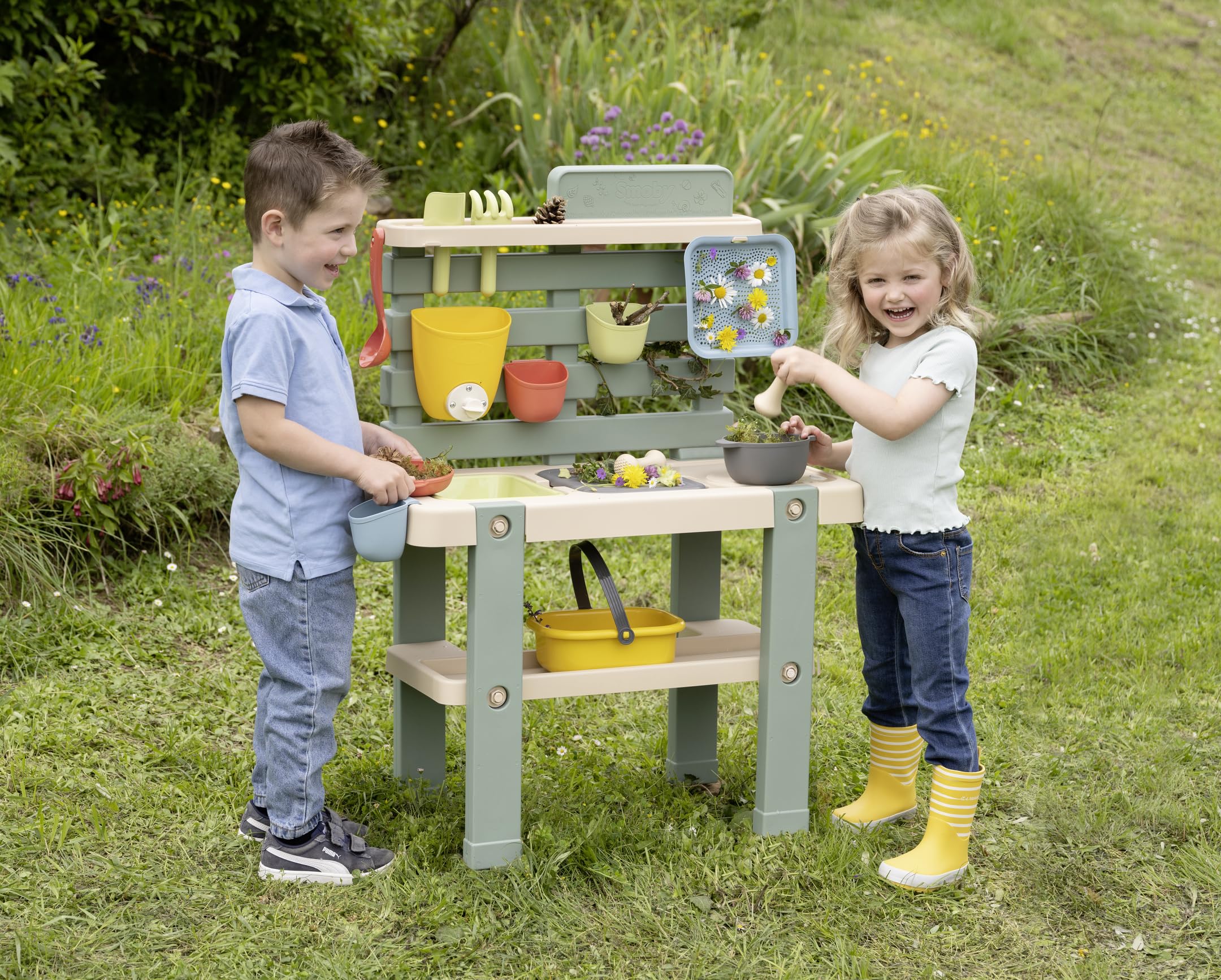 smoby-life-matschk-che-outdoor-spielk-che-mit-zubeh-r-ab-3-jahre image 5