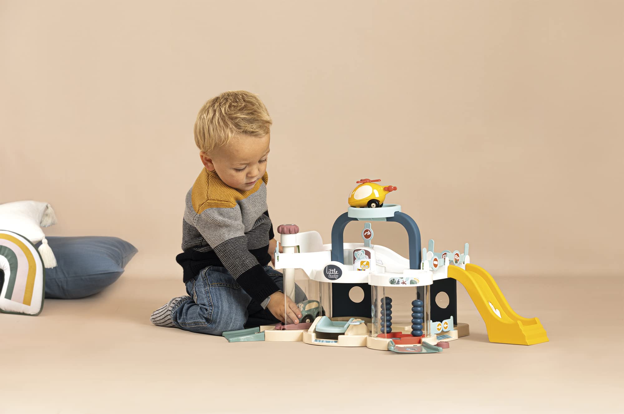 little-smoby-multi-parkgarage-parkhaus-mit-auto-ab-18-m image 5