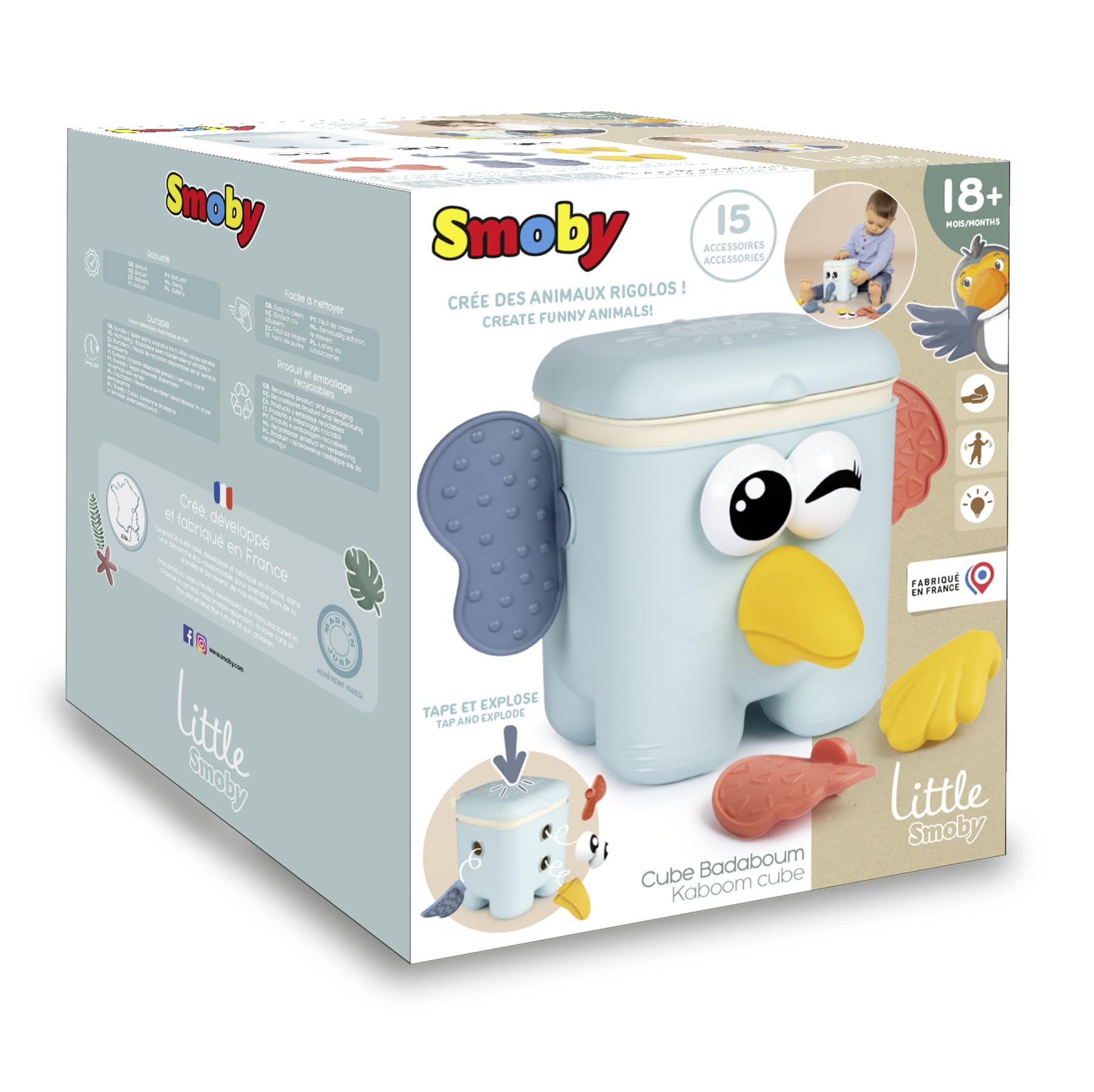 smoby-little-kaboom-cube-steckw-rfel-15-teile-ab-18m image 4