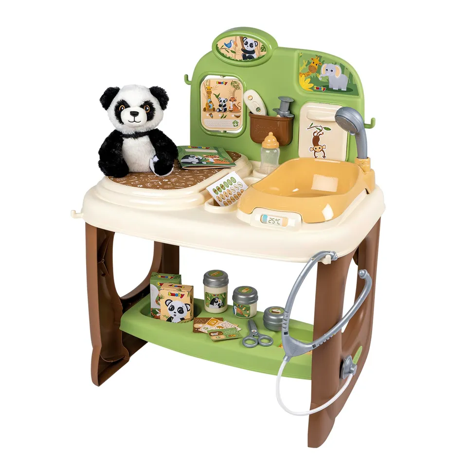 smoby-baby-care-tierarzt-klinik-spielset-mit-pl-sch-panda-ab-3-j image 1