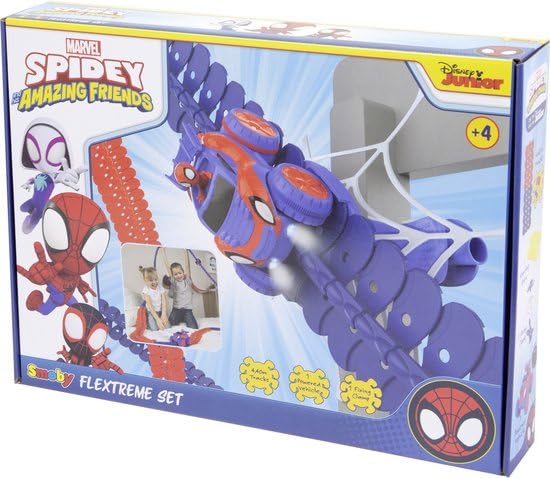 smoby-flextreme-spidey-rennbahn-set-flexible-rennbahn-4-4-m image 5