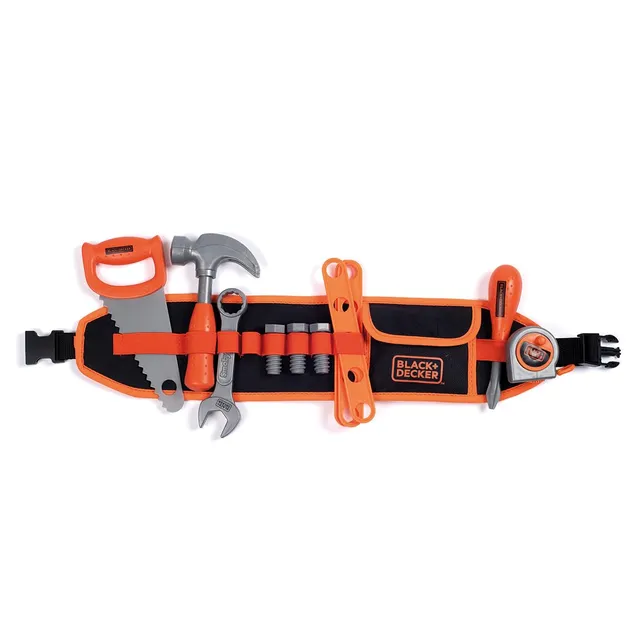 smoby-black-decker-werkzeugg-rtel-14-teilig-verstellbar image 1