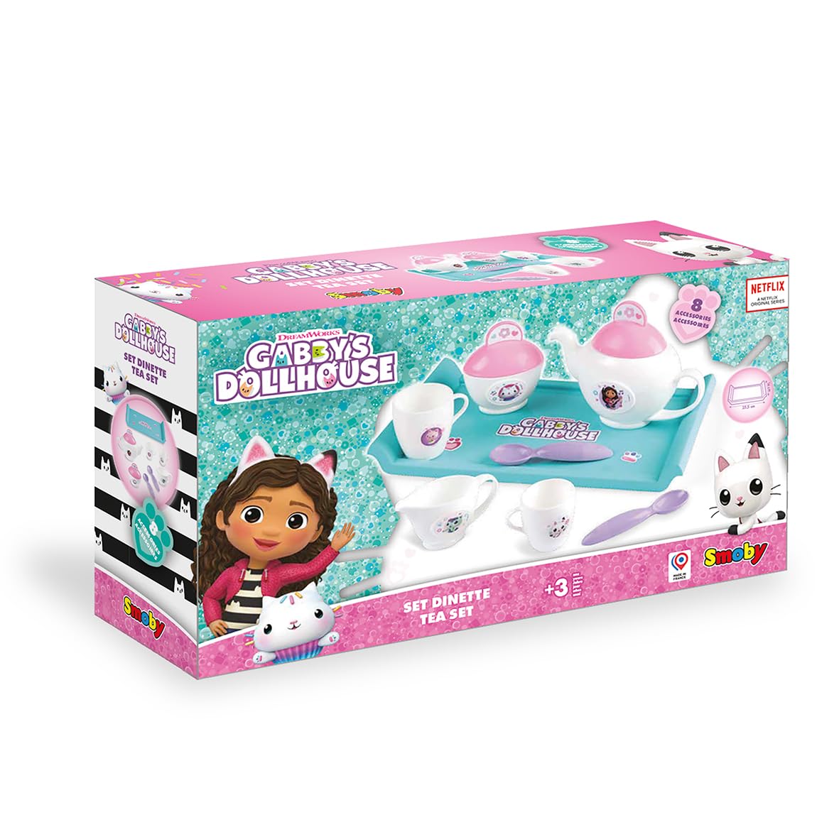 smoby-gabby-s-dollhouse-teeservice-set-8-teilig-kunststoff image 2