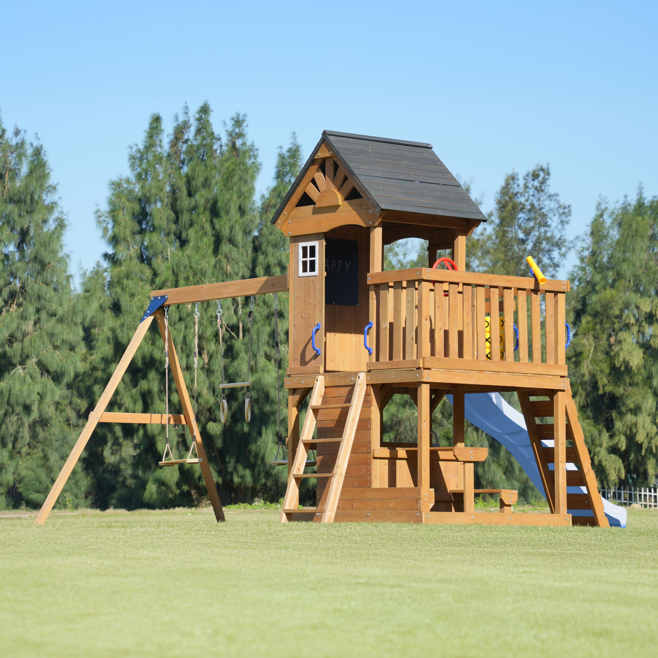 axi-jack-spielturm-holz-pastellblau-rutsche-trapez-220-cm image 7