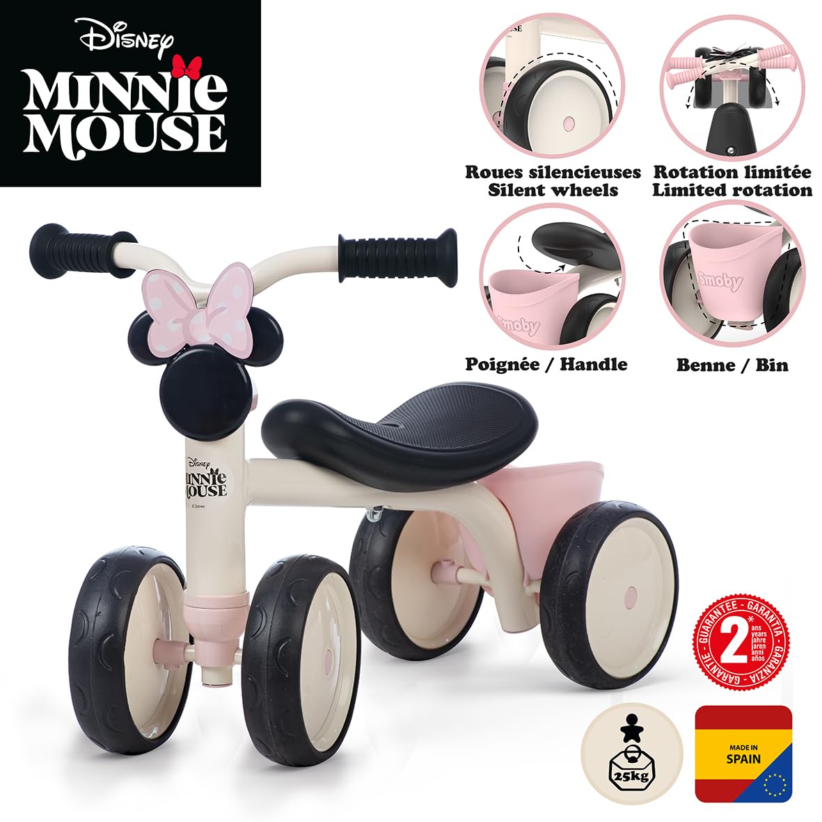 smoby-disney-minnie-mouse-rookie-rutscher-ab-12-monaten image 2