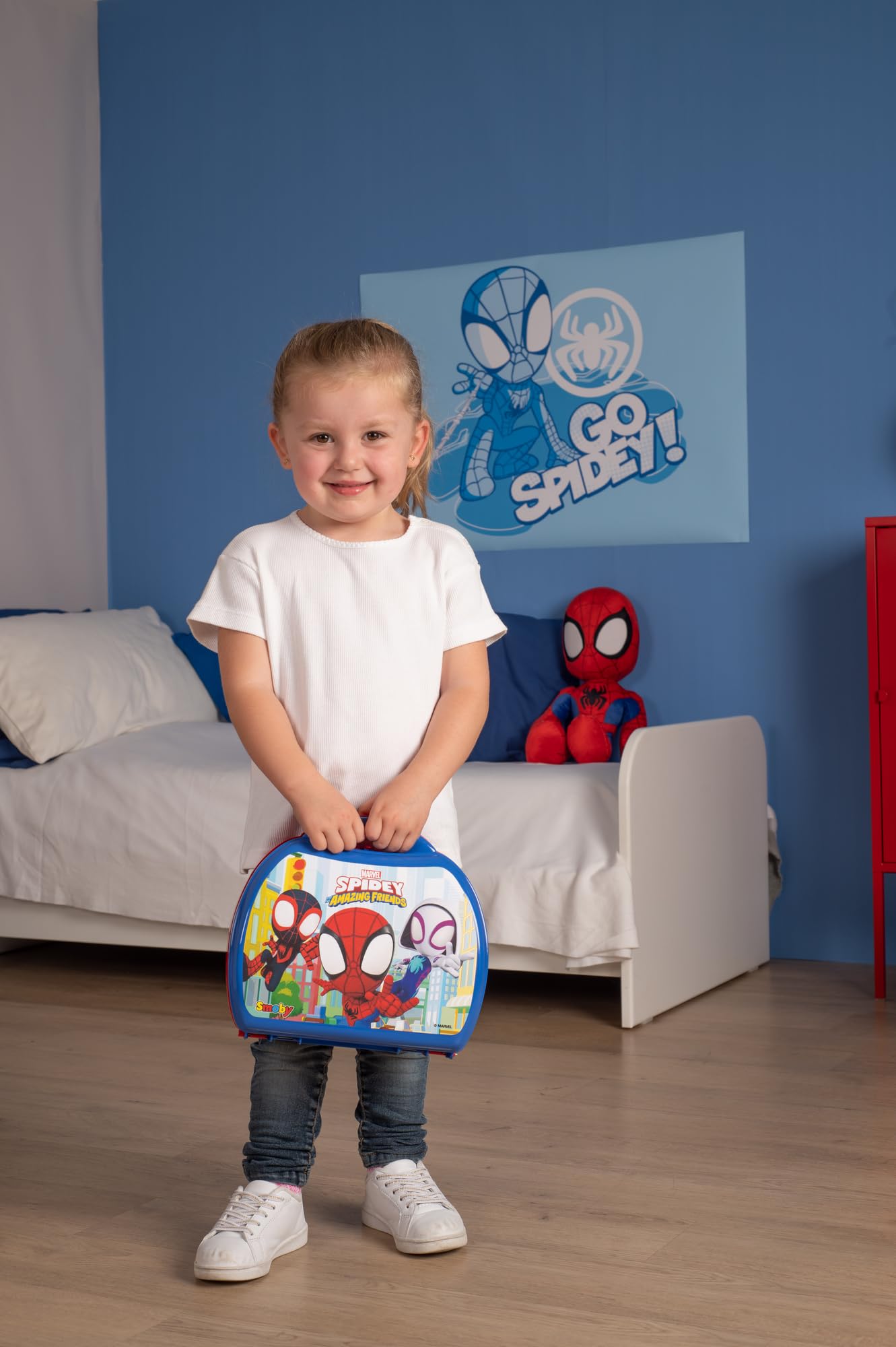 smoby-spidey-werkzeugkoffer-disney-spidey-spielzeugkoffer image 2
