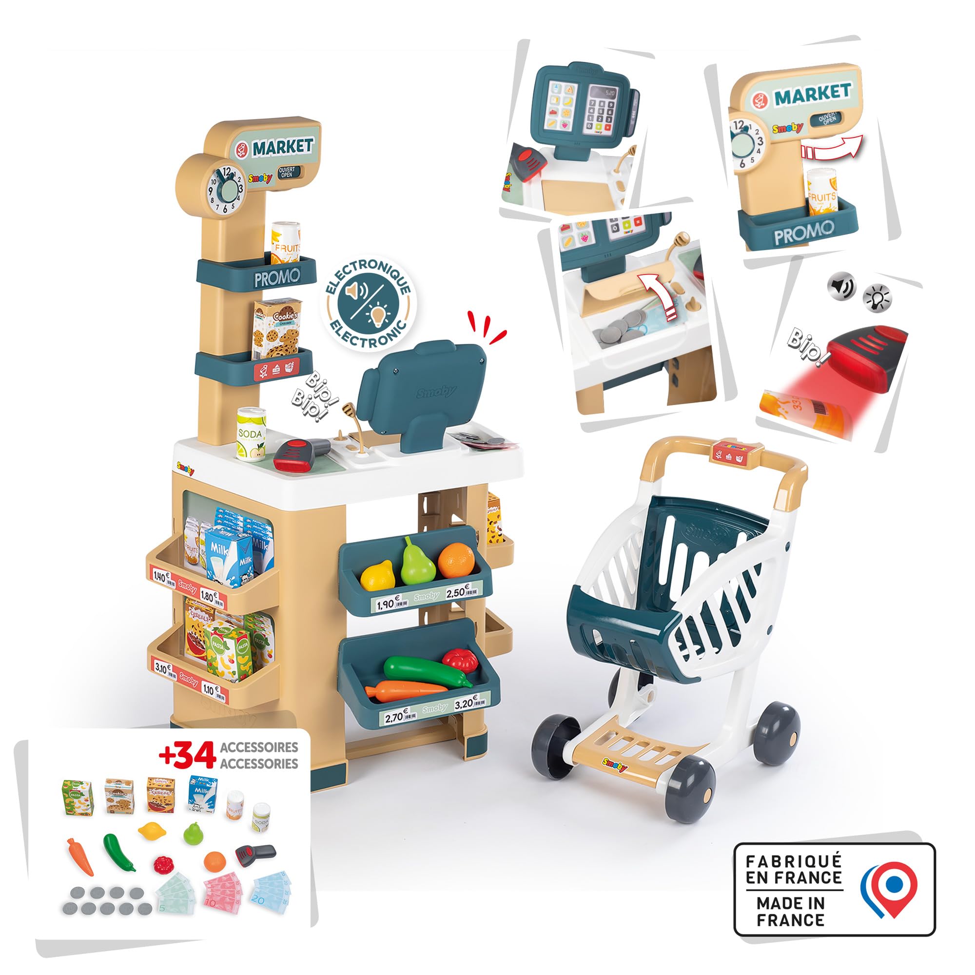 smoby-life-supermarkt-spielsupermarkt-mit-einkaufswagen image 4