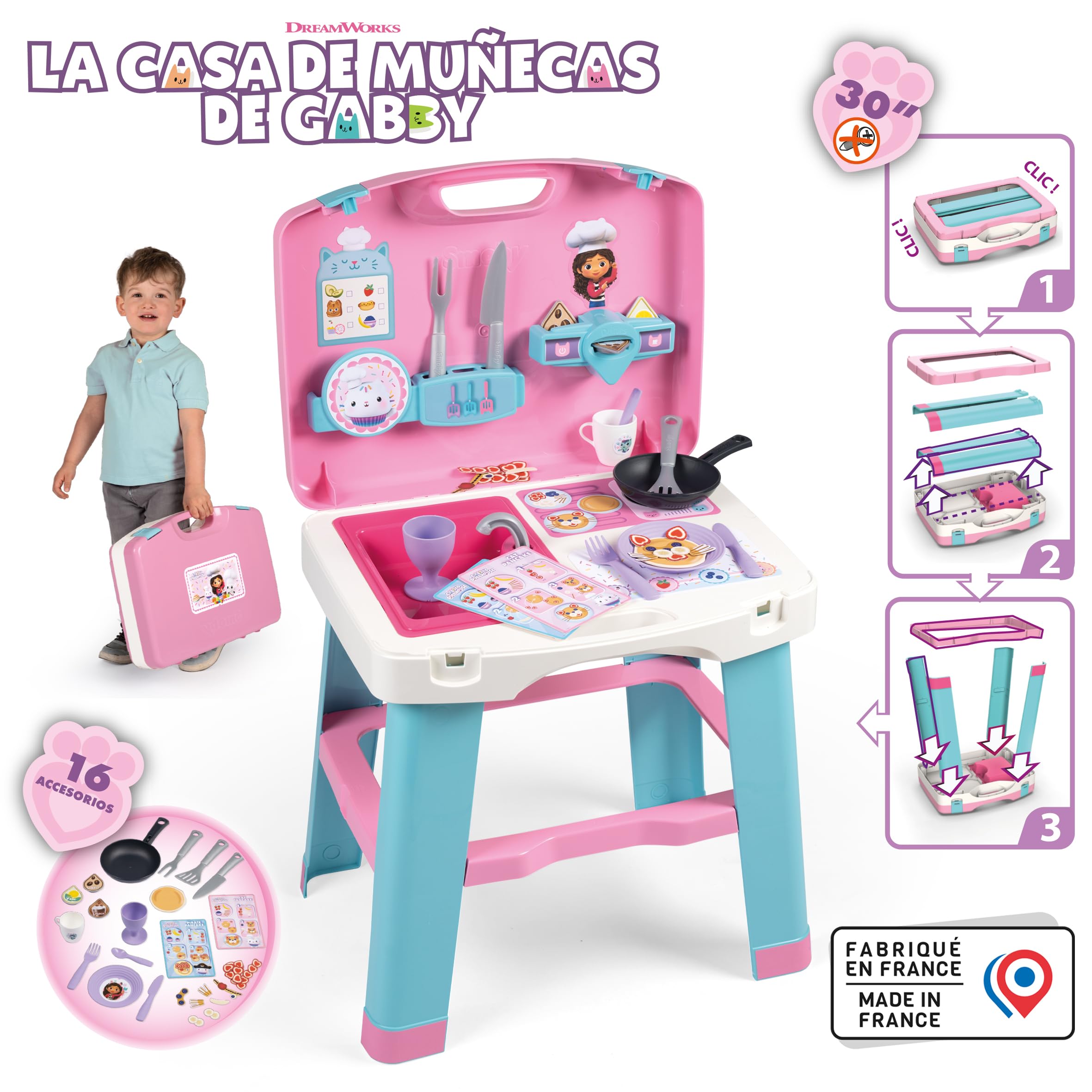 smoby-gabby-s-dollhouse-mobile-spielk-che-k-che-ab-3-jahren image 2