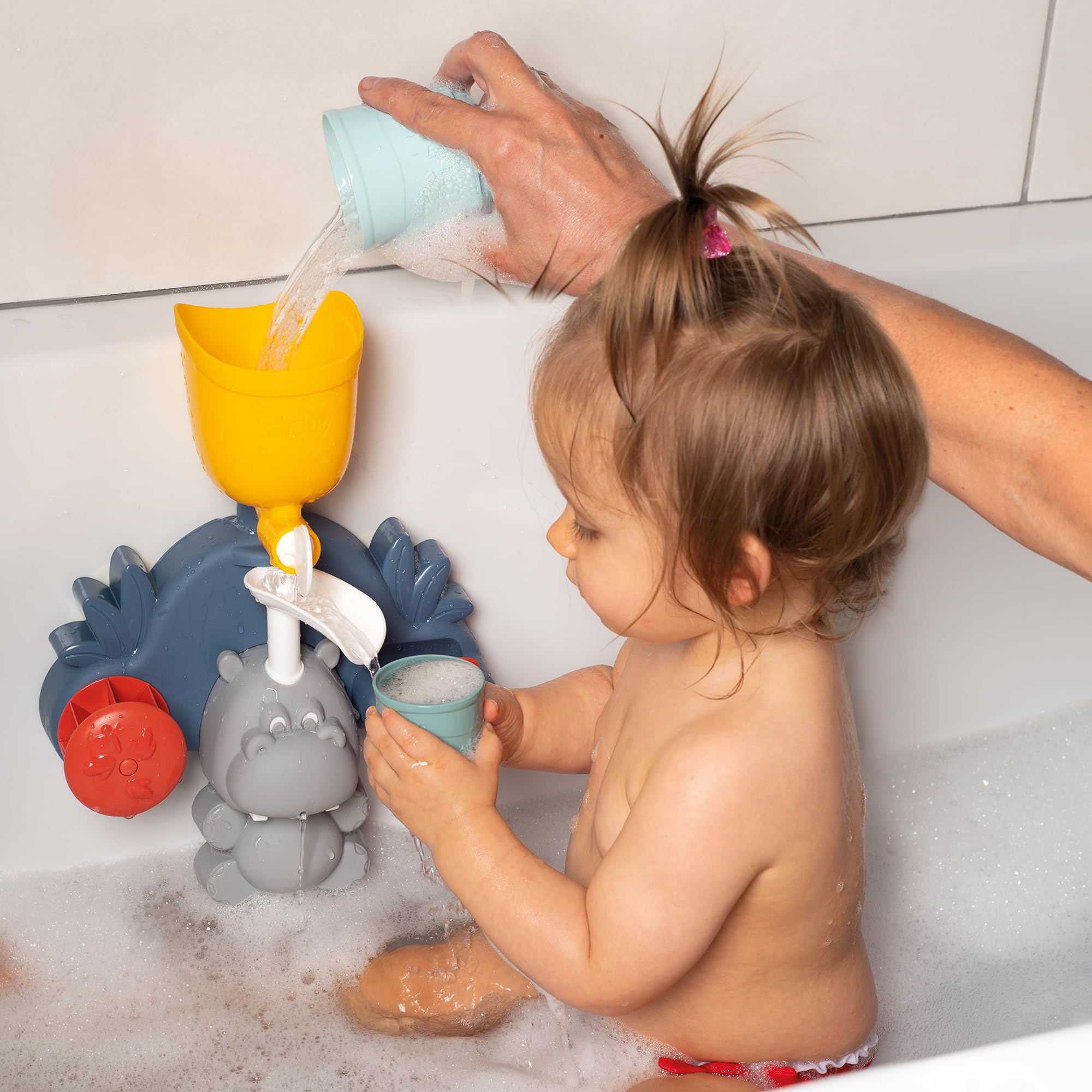 little-smoby-hippo-badespielzeug-saugn-pfe-ab-1-jahr image 7