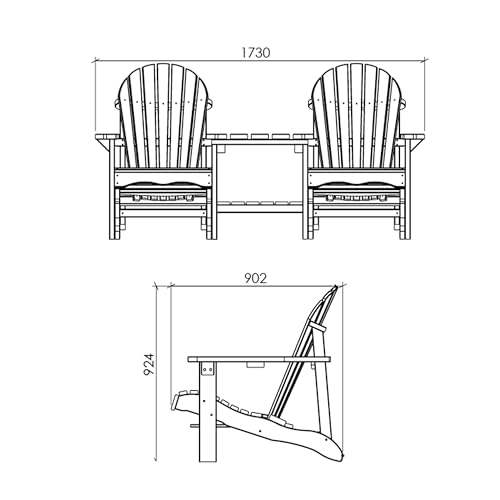 axi-valerie-gartenstuhl-loungestuhl-holz-2-personen-natur-175cm image 8