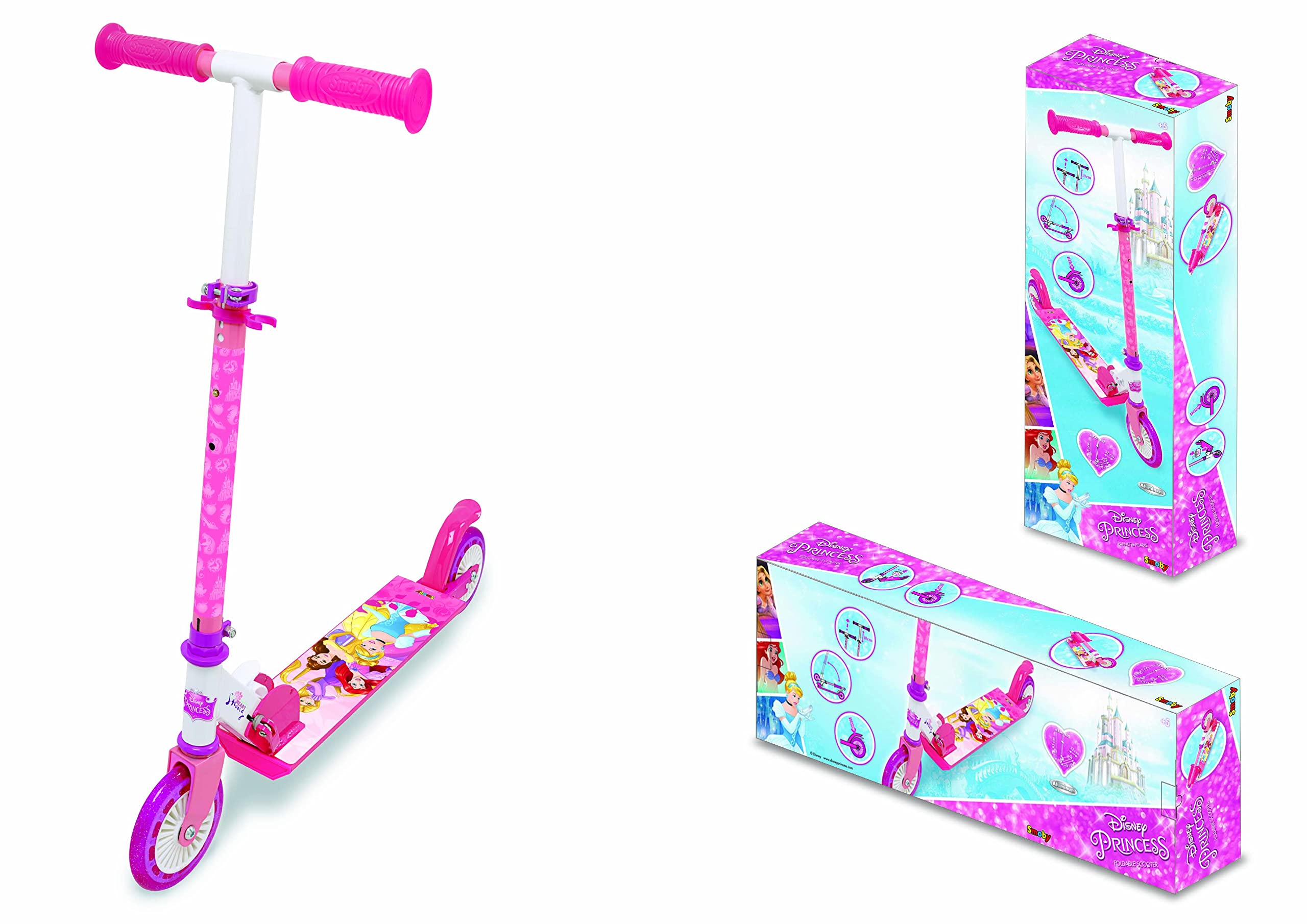 smoby-disney-princess-7600750345-roller-pink-mit-bremse image 2