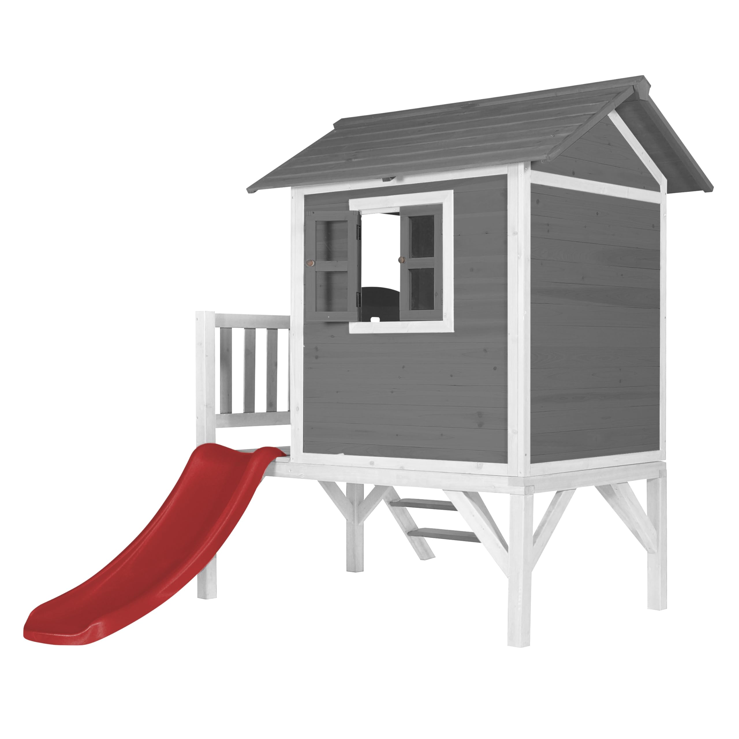 axi-beach-lodge-xl-stelzenhaus-holz-mit-roter-rutsche image 4