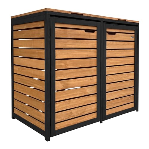 axi-lex-m-lltonnenbox-holz-2x-240l-braun-schwarz-fsc image 8