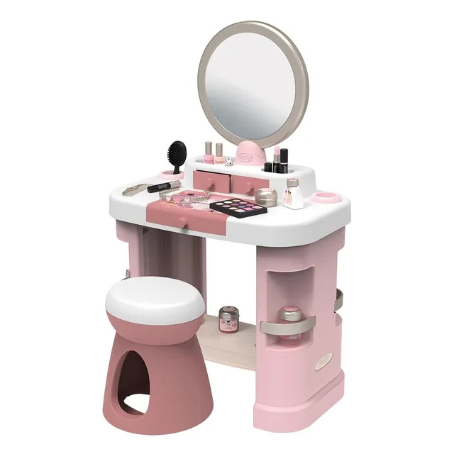 smoby-my-beauty-schminktisch-frisiertisch-15-teilig-mit-spiegel image 1