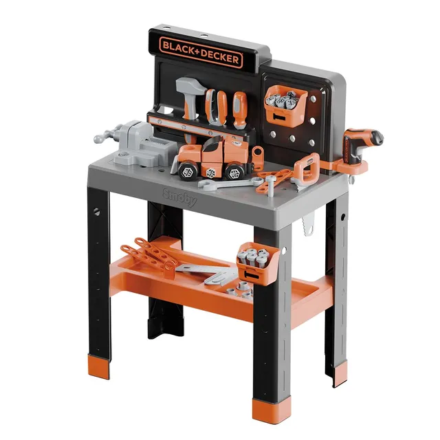 smoby-black-decker-pro-werkbank-79-teile-ab-3-jahren image 1