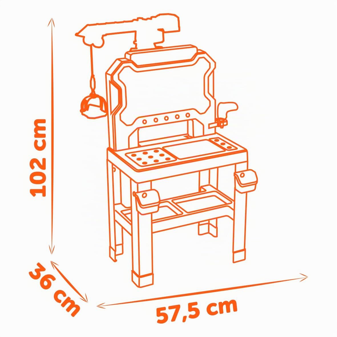 smoby-black-decker-kinderwerkbank-mit-kran-87-teile-ab-3-jahren image 4