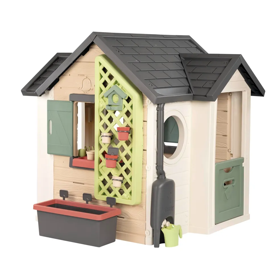 smoby-life-garden-house-spielhaus-recycelt-mit-gartenzubeh-r image 1
