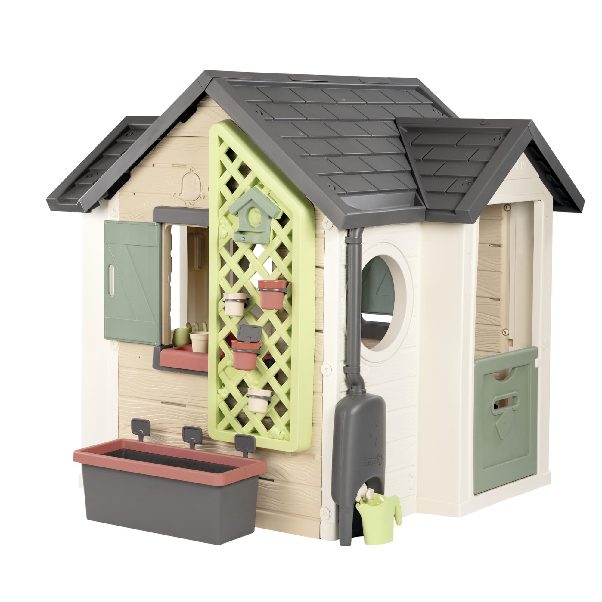 smoby-life-garden-house-spielhaus-recycelt-mit-gartenzubeh-r image 1