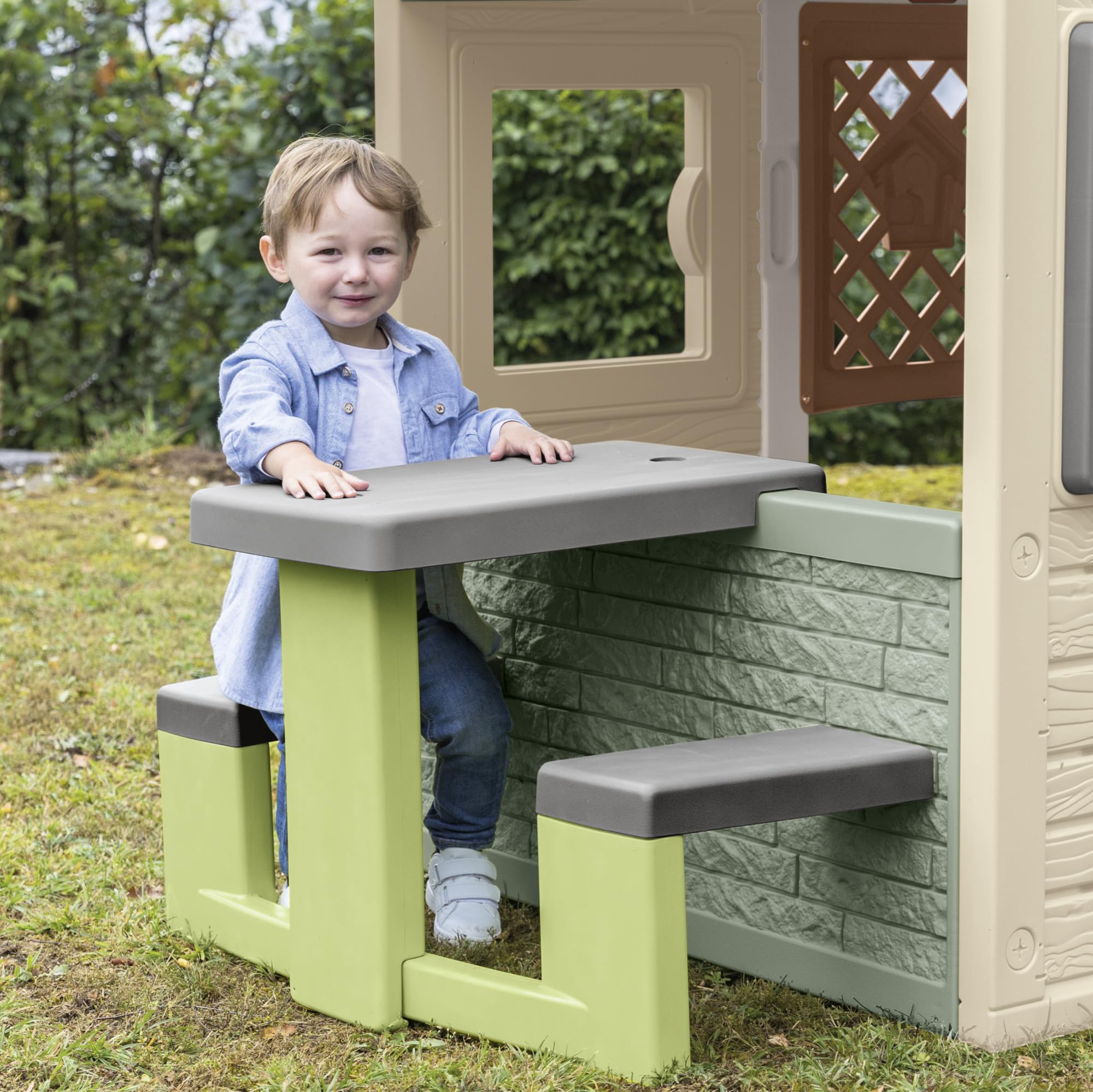 smoby-life-picknicktisch-kinder-recycled-mit-sitzb-nken-ab-2-jahre image 4