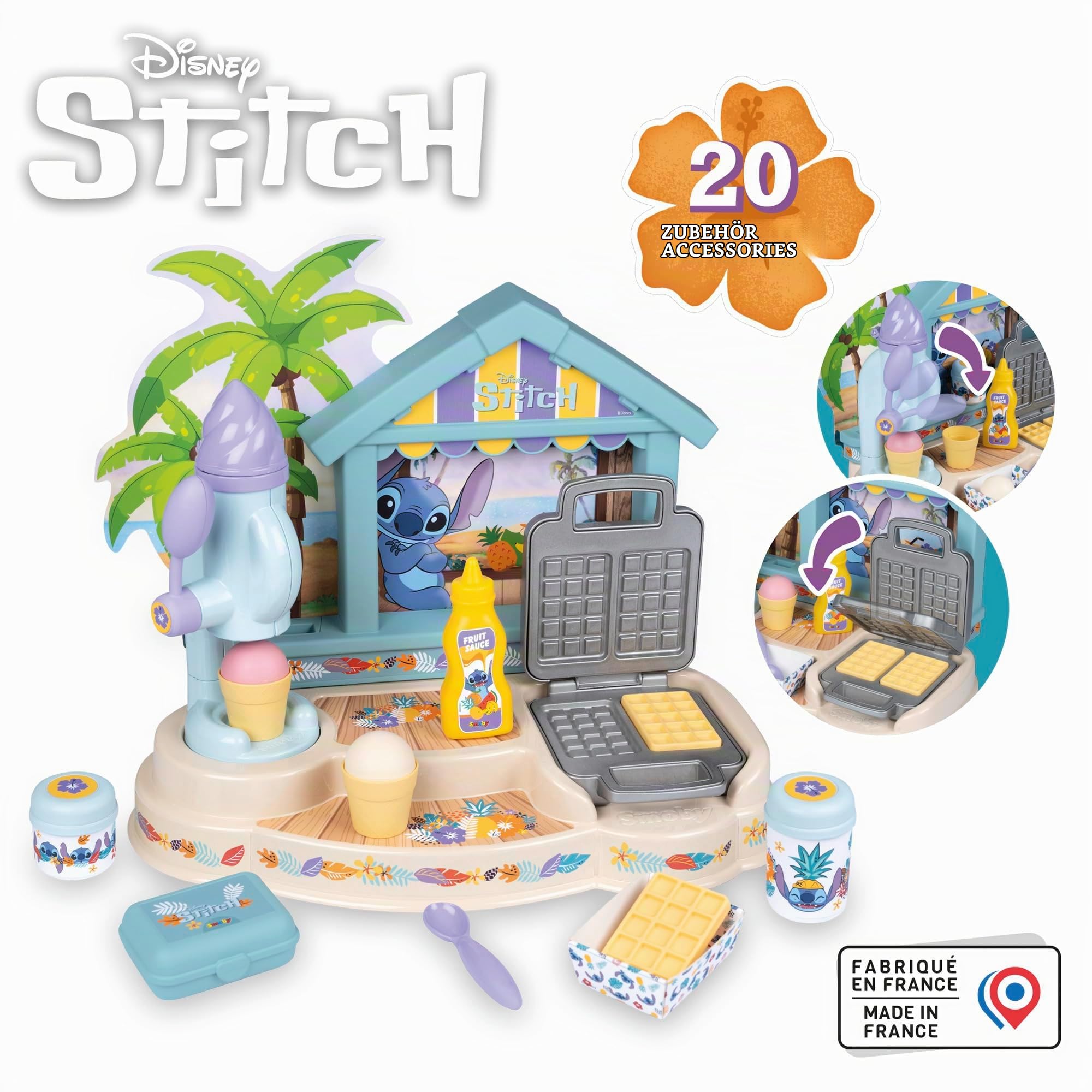 smoby-stitch-strandbar-eis-waffel-set-12-tlg-ab-3-jahre image 2