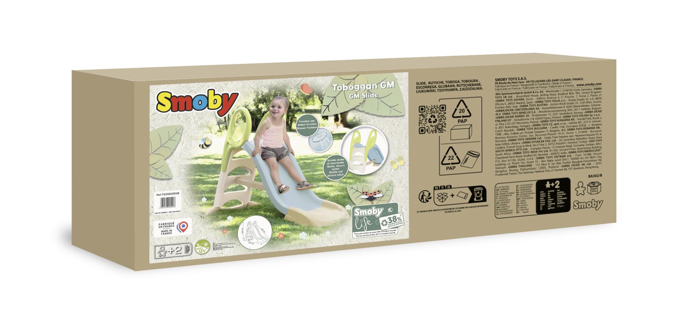 smoby-life-gm-rutsche-1-5m-gartenrutsche-recycling-wasseranschluss image 7