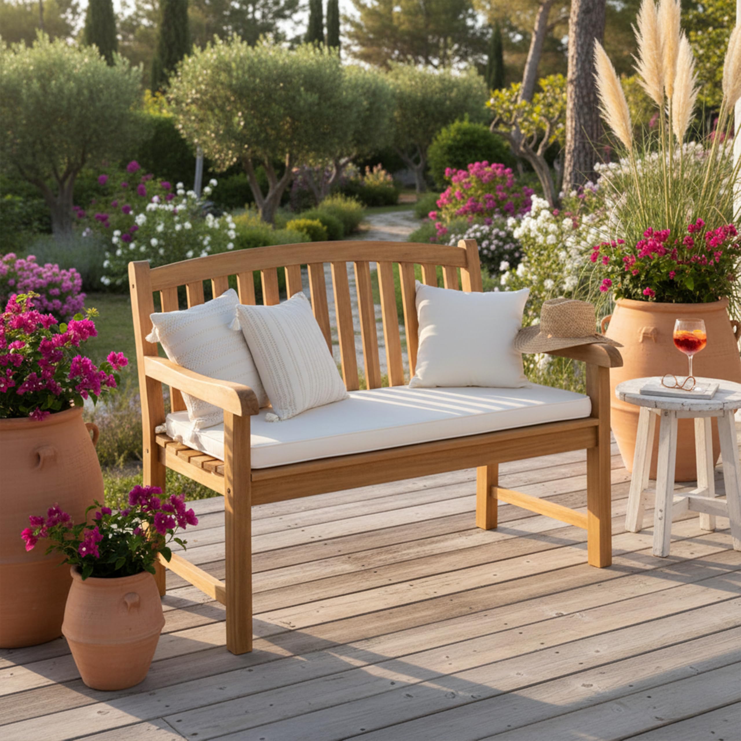 axi-classic-suki-gartenbank-teakholz-120-cm-braun-2-personen image 2