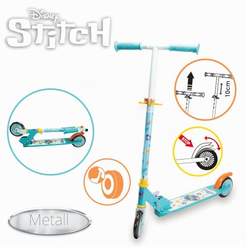 smoby-lilo-stitch-2-rad-scooter-roller-klappbar-ab-5-jahren image 7