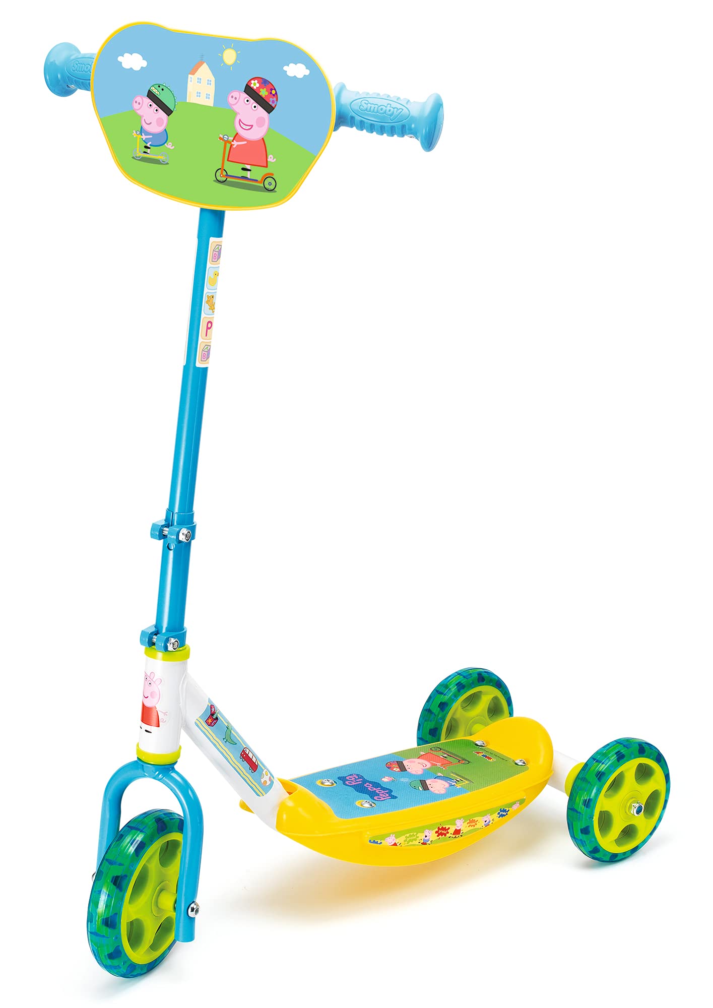 smoby-peppa-pig-roller-kinderroller-3-r-der-ab-3-jahren image 1